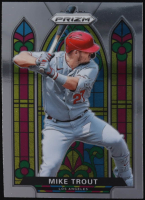 Mike Trout 2021 Panini Prizm Stained Glass #1 at PristineAuction.com