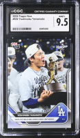 Yoshinobu Yamamoto 2025 Topps Now #926 (CGC 9.5) at PristineAuction.com