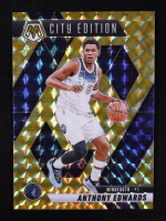 Anthony Edwards 2024-25 Panini Mosaic City Edition Mosaic Reactive Yellow #279 at PristineAuction.com