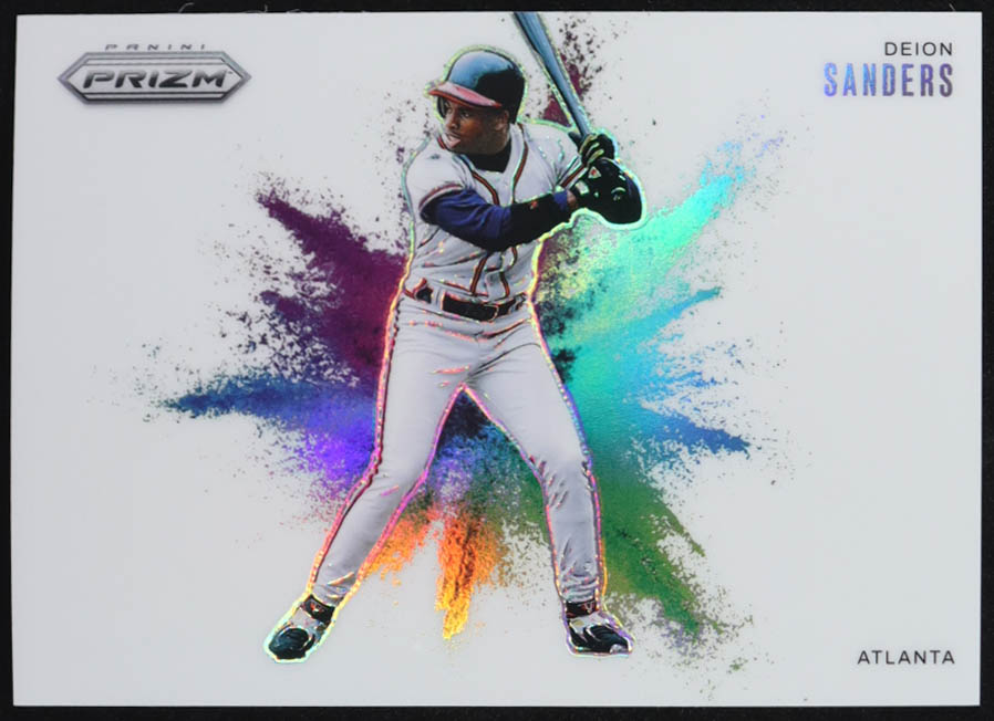 Deion Sanders 2025 Panini Prizm Color Blast #1 at PristineAuction.com Deion Sanders 2025 Panini Prizm Color Blast #1 at PristineAuction.com