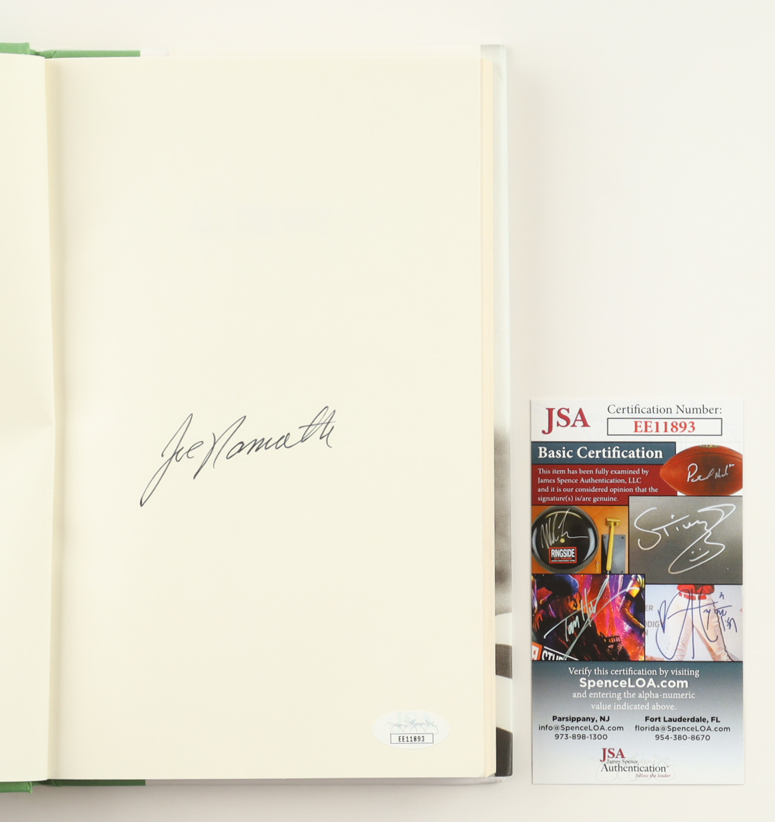 Joe Namath Signed "All The Way" Hardcover Book (JSA) at PristineAuction.com Joe Namath Signed "All The Way" Hardcover Book (JSA) at PristineAuction.com
