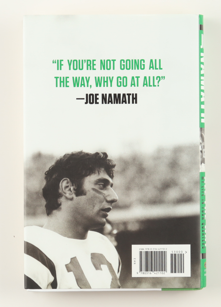 Joe Namath Signed "All The Way" Hardcover Book (JSA) at PristineAuction.com Joe Namath Signed "All The Way" Hardcover Book (JSA) at PristineAuction.com