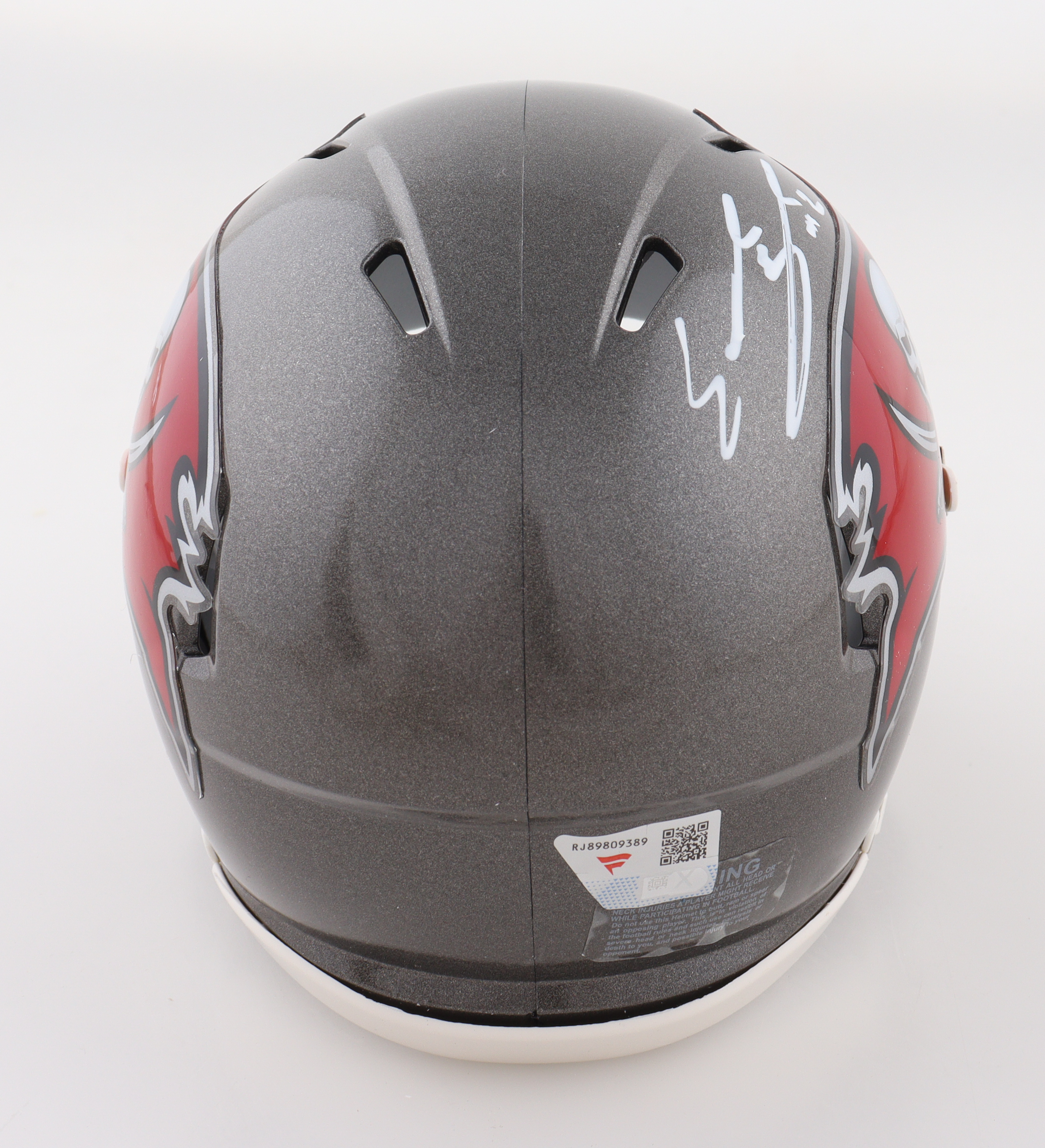 Emeka Egbuka Signed Buccaneers Speed Mini Helmet (Fanatics) at PristineAuction.com Emeka Egbuka Signed Buccaneers Speed Mini Helmet (Fanatics) at PristineAuction.com