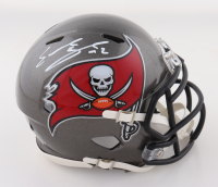 Emeka Egbuka Signed Buccaneers Speed Mini Helmet (Fanatics) at PristineAuction.com