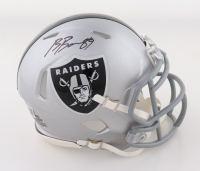 Brock Bowers Signed Raiders Speed Mini Helmet (Beckett) at PristineAuction.com