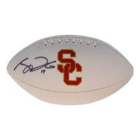 Sam Darnold Signed USC Trojans Logo Football (Fanatics) at PristineAuction.com