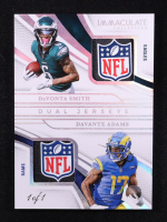 DeVonta Smith / Davante Adams 2025 Immaculate Collection Immaculate Dual Jerseys Super Prime #29 #1/1 at PristineAuction.com