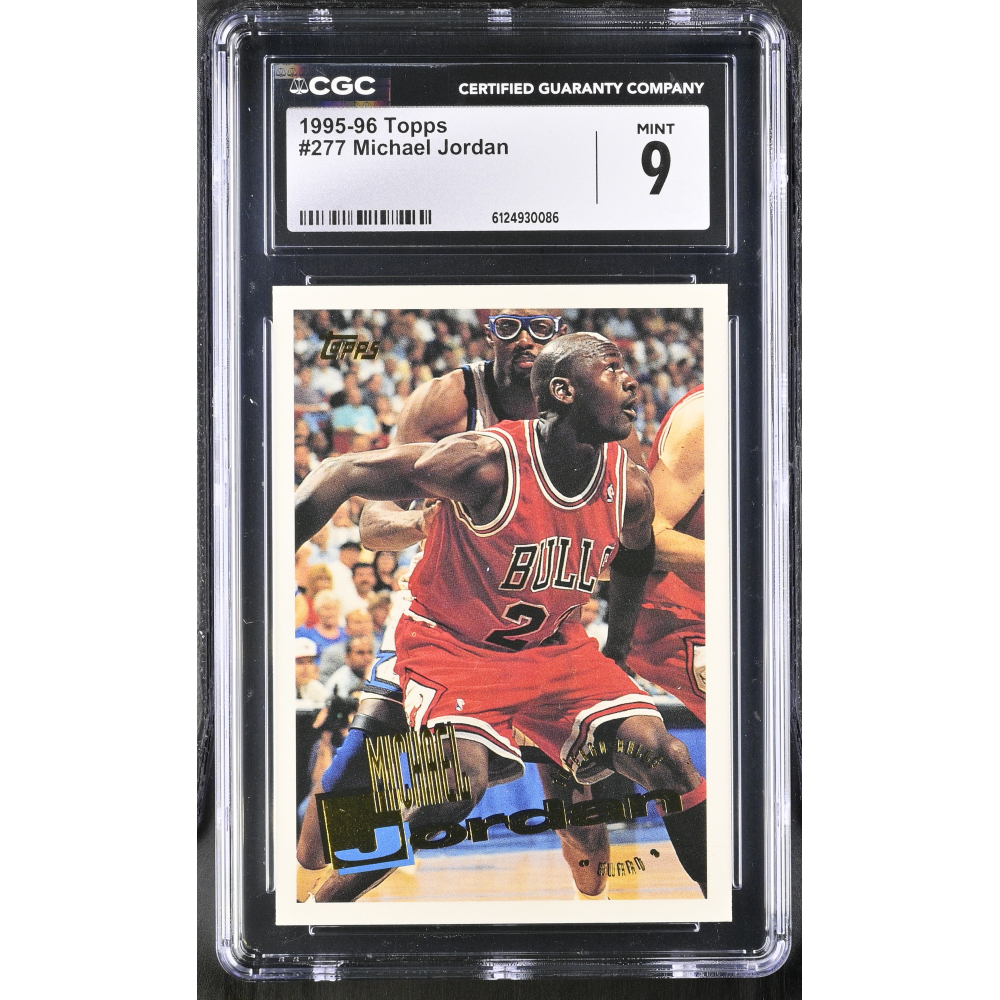 Michael Jordan 1995-96 Topps #277 (CGC 9) at PristineAuction.com