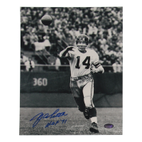 Y. A. Tittle Signed Giants 8x10 Photo Inscribed "HOF 71" (Schwartz) at PristineAuction.com