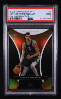 Victor Wembanyama 2023-24 Topps Mercury Victor Wembanyama Gold Refractors #4 #22/50 RC (PSA 9) at PristineAuction.com