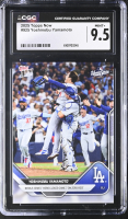 Yoshinobu Yamamoto 2025 Topps Now #925 (CGC 9.5) at PristineAuction.com