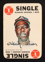 Henry Aaron 1968 Topps Game #4 at PristineAuction.com