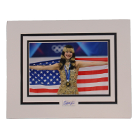 Alysa Liu Signed Custom Matted Cut Display (ACOA) at PristineAuction.com