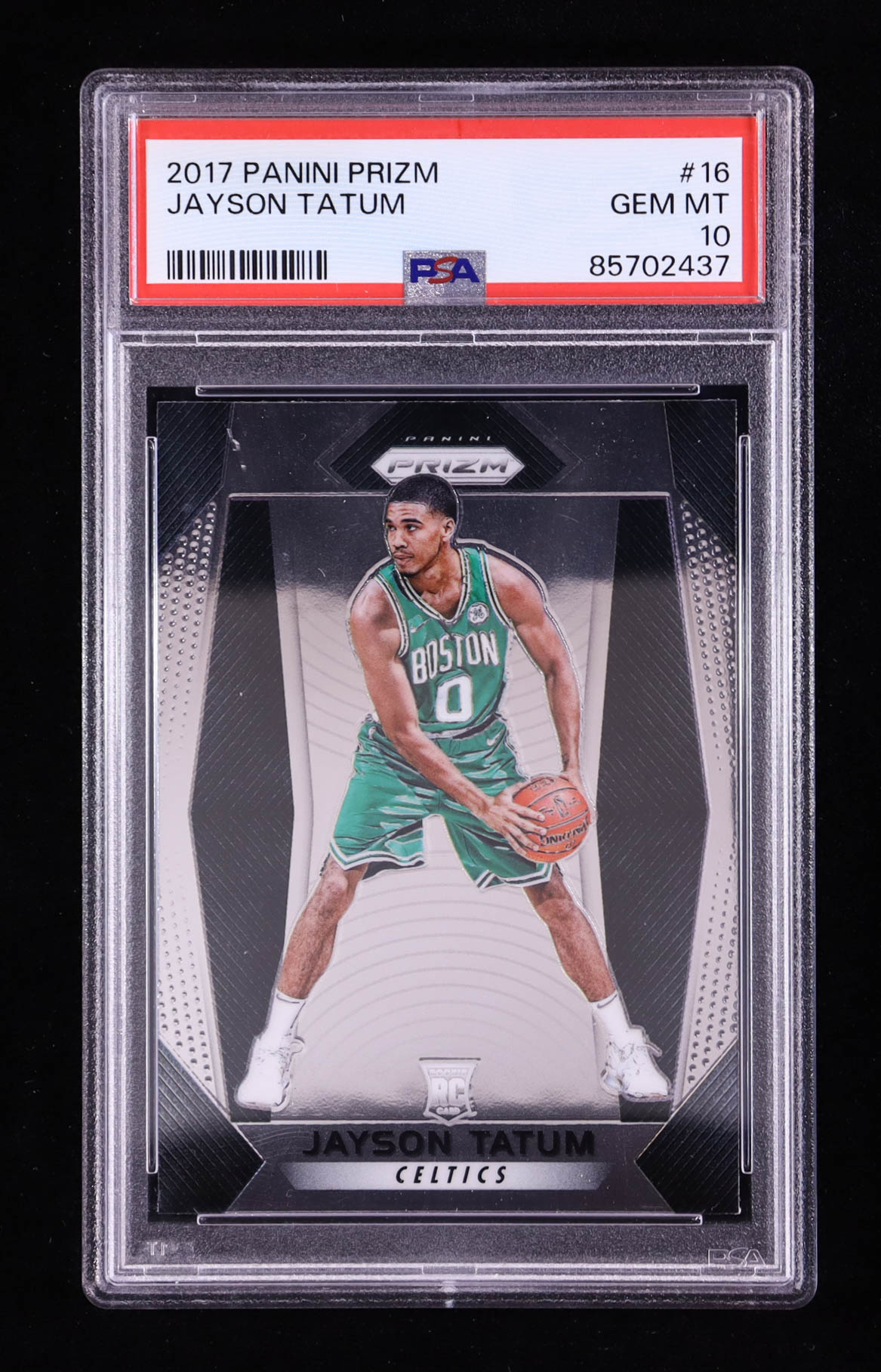 Jayson Tatum 2017-18 Panini Prizm #16 RC (PSA 10) at PristineAuction.com Jayson Tatum 2017-18 Panini Prizm #16 RC (PSA 10) at PristineAuction.com