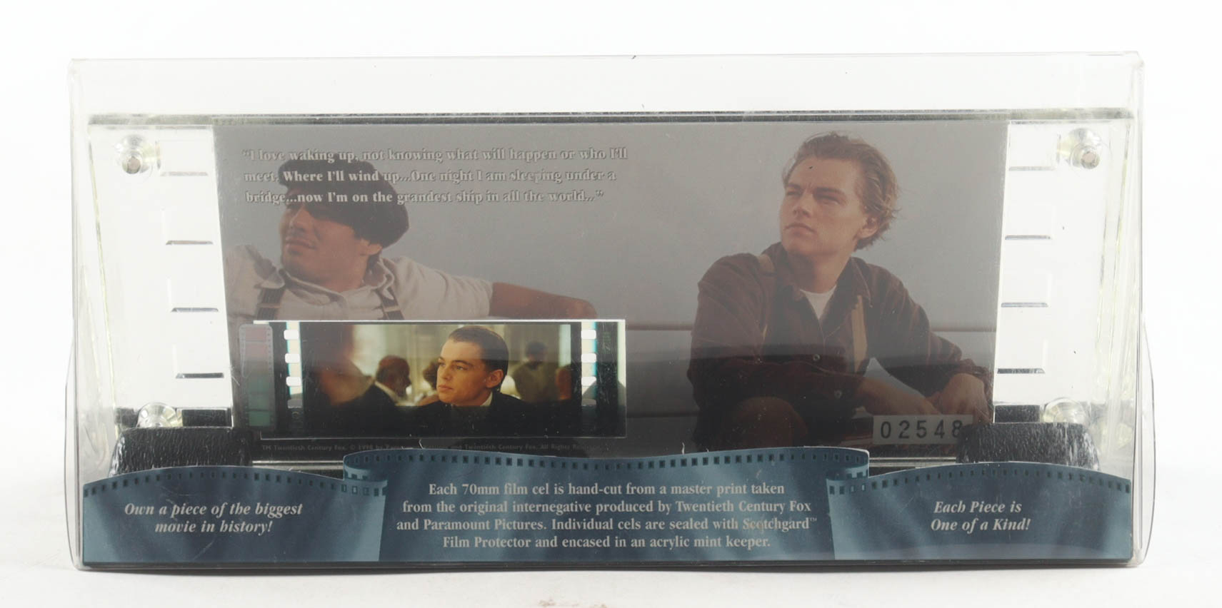 "Titanic" 1998 Original 70mm Collector Film Cell In Original Sealed Package at PristineAuction.com "Titanic" 1998 Original 70mm Collector Film Cell In Original Sealed Package at PristineAuction.com