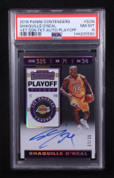 Shaquille O'Neal 2019-20 Panini Contenders Veteran Autographs Playoff Ticket #10 #27/35 (PSA 8) at PristineAuction.com