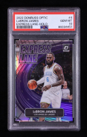 LeBron James 2022-23 Donruss Optic Express Lane Holo #4 (PSA 10) at PristineAuction.com