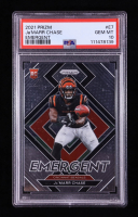 Ja'Marr Chase 2021 Panini Prizm Emergent #7 RC (PSA 10) at PristineAuction.com