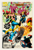 Mike Gustovich Signed 1993 "Avengers" Issue #2 Marvel Comic Book (Dynamic Forces) at PristineAuction.com