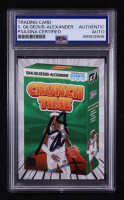 Shai Gilgeous-Alexander Signed 2023-24 Donruss Crunch Time #13 (PSA) at PristineAuction.com
