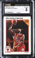 Michael Jordan 1991-92 Hoops #30 (CGC 8) at PristineAuction.com