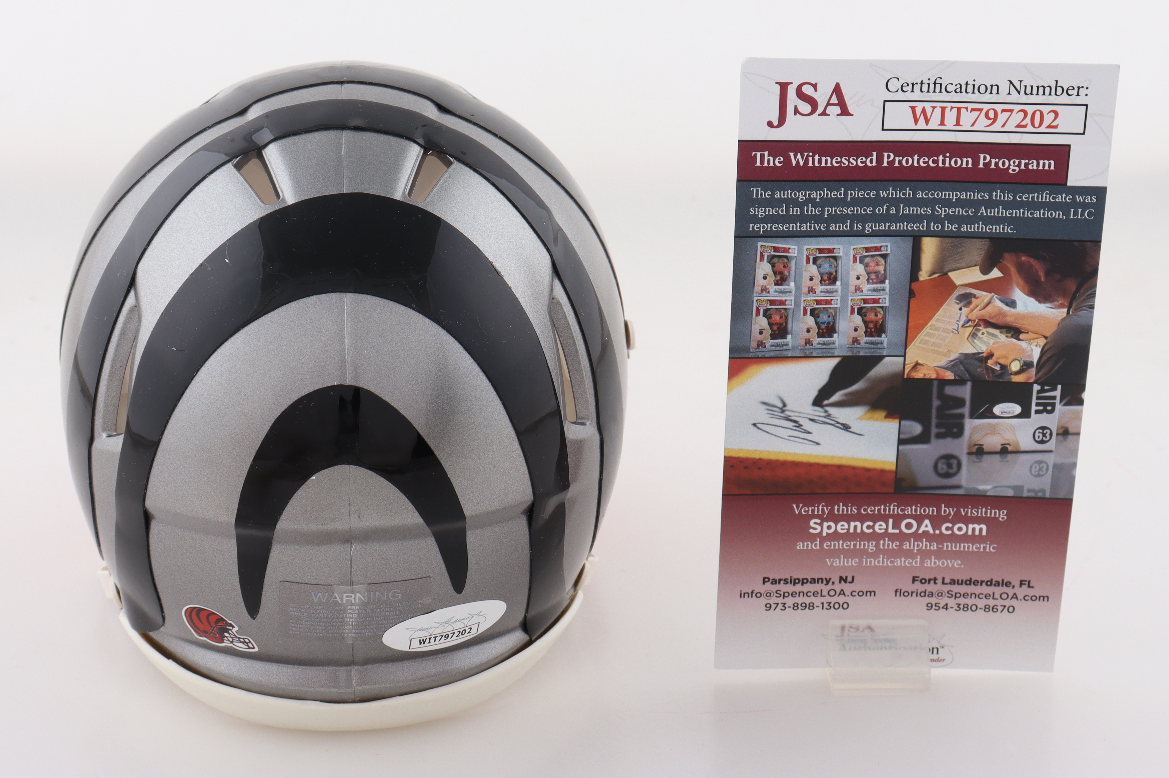 Carson Palmer Signed Bengals Speed Mini Helmet (JSA) at PristineAuction.com Carson Palmer Signed Bengals Speed Mini Helmet (JSA) at PristineAuction.com