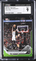 Victor Wembanyama 2025-26 Topps Now Green Foil #49 #09/99 (CGC 9) at PristineAuction.com