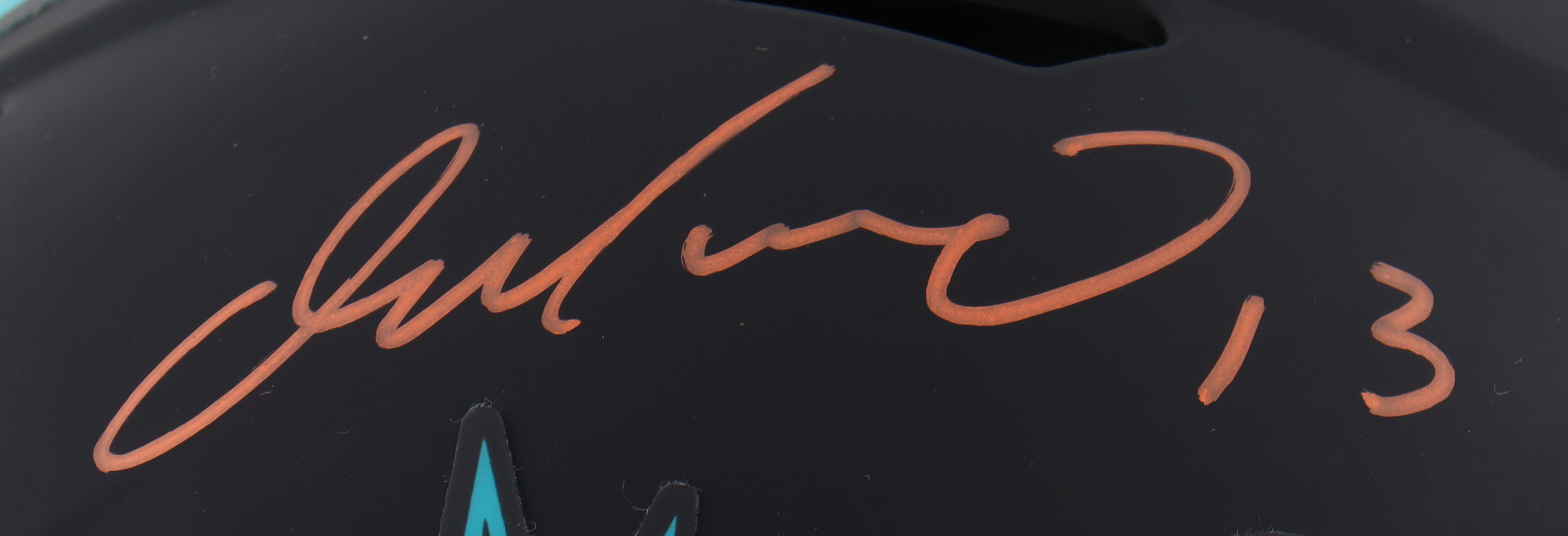 Dan Marino Signed Dolphins Full-Size Authentic On-Field Eclipse Alternate Speed Helmet With Visor (Radtke) at PristineAuction.com Dan Marino Signed Dolphins Full-Size Authentic On-Field Eclipse Alternate Speed Helmet With Visor (Radtke) at PristineAuction.com