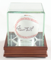 Willie Mays Signed 2007 All-Star Game Logo Baseball with Display Case (PSA) at PristineAuction.com