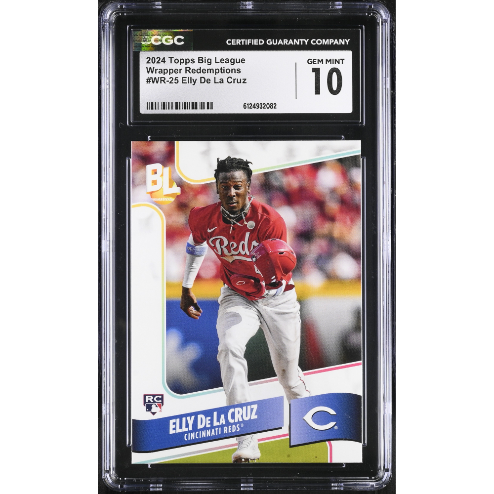 Elly De La Cruz 2024 Topps Big League Wrapper Redemptions #WR25 RC (CGC 10) at PristineAuction.com