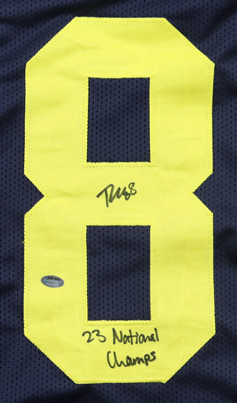 Tyler Morris Signed Jersey Inscribed "23 National Champs" (Schwartz) at PristineAuction.com Tyler Morris Signed Jersey Inscribed "23 National Champs" (Schwartz) at PristineAuction.com