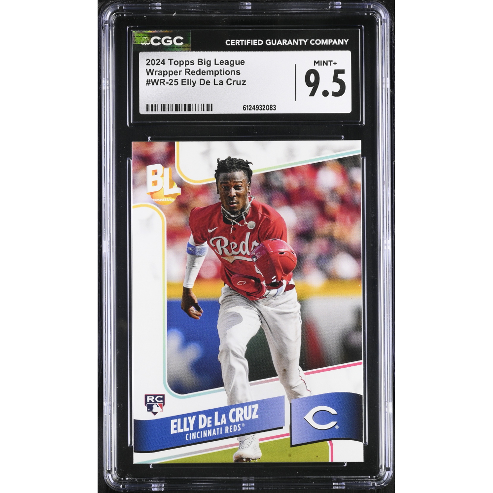 Elly De La Cruz 2024 Topps Big League Wrapper Redemptions #WR25 RC (CGC 9.5) at PristineAuction.com