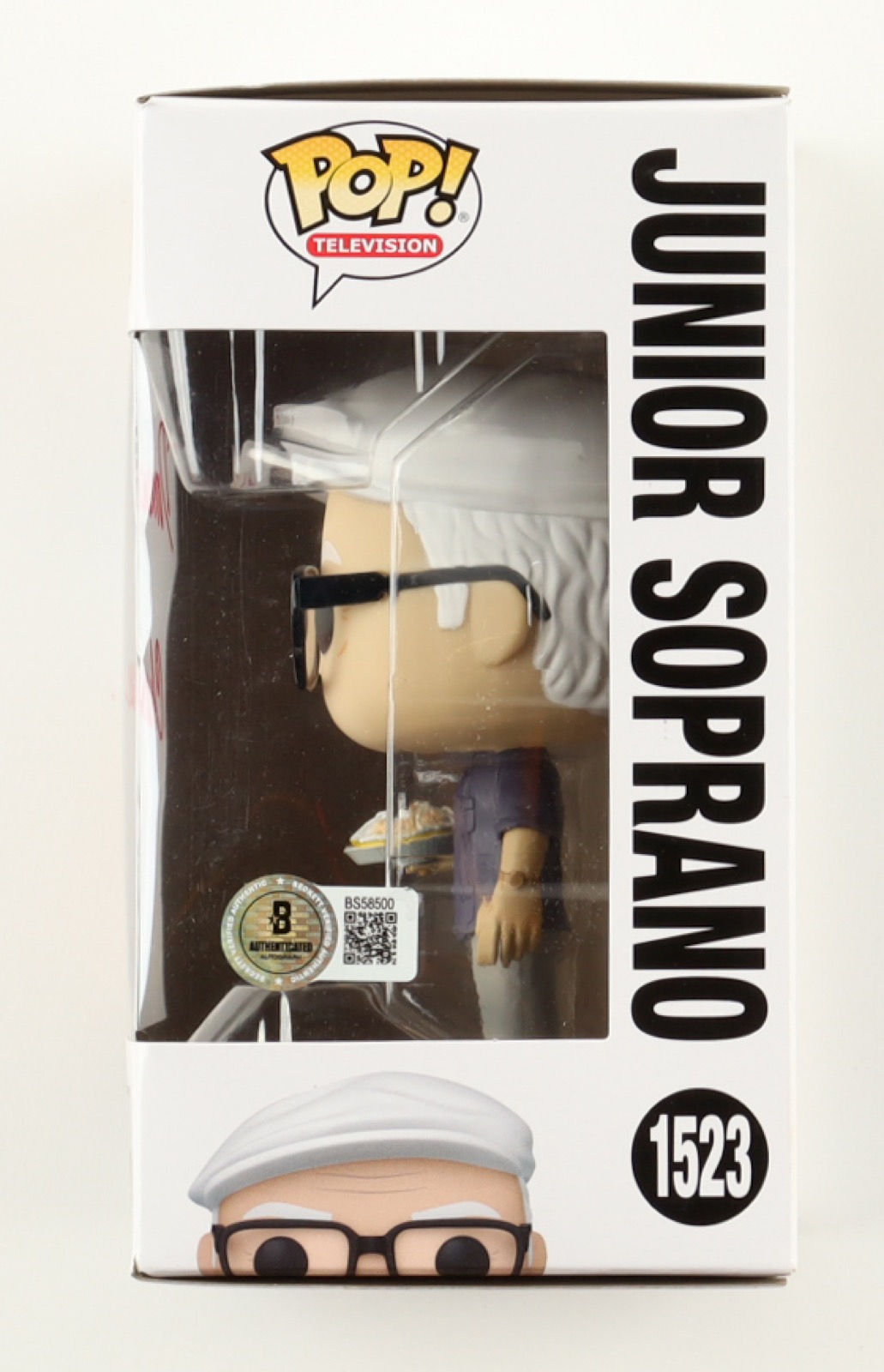 Dominic Chianese Signed "The Sopranos" #1523 Junior Soprano Funko Pop! Vinyl Figure (Beckett) at PristineAuction.com Dominic Chianese Signed "The Sopranos" #1523 Junior Soprano Funko Pop! Vinyl Figure (Beckett) at PristineAuction.com