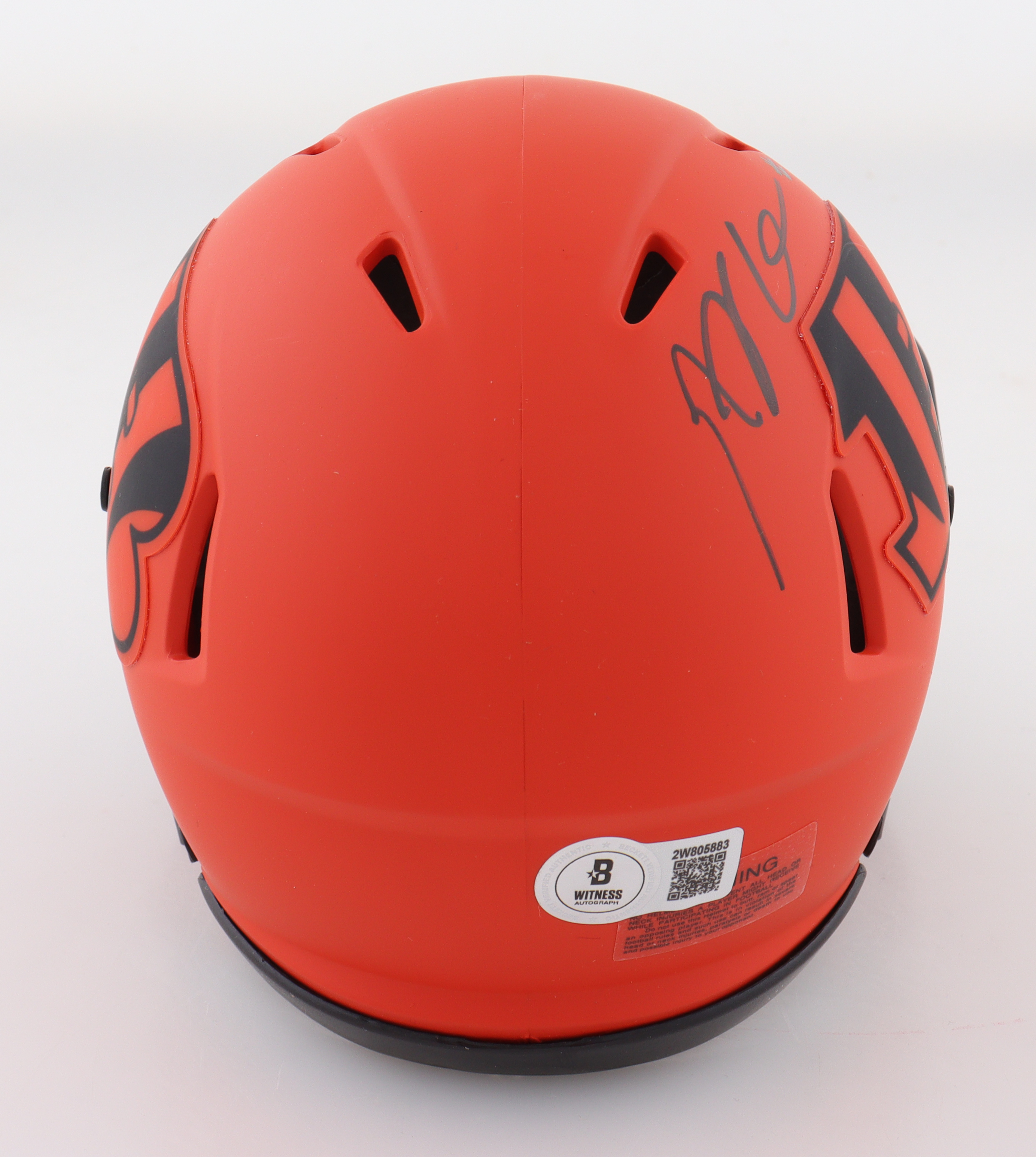 A. J. Green Signed Bengals Rave Alternate Speed Mini Helmet (Beckett) at PristineAuction.com A. J. Green Signed Bengals Rave Alternate Speed Mini Helmet (Beckett) at PristineAuction.com