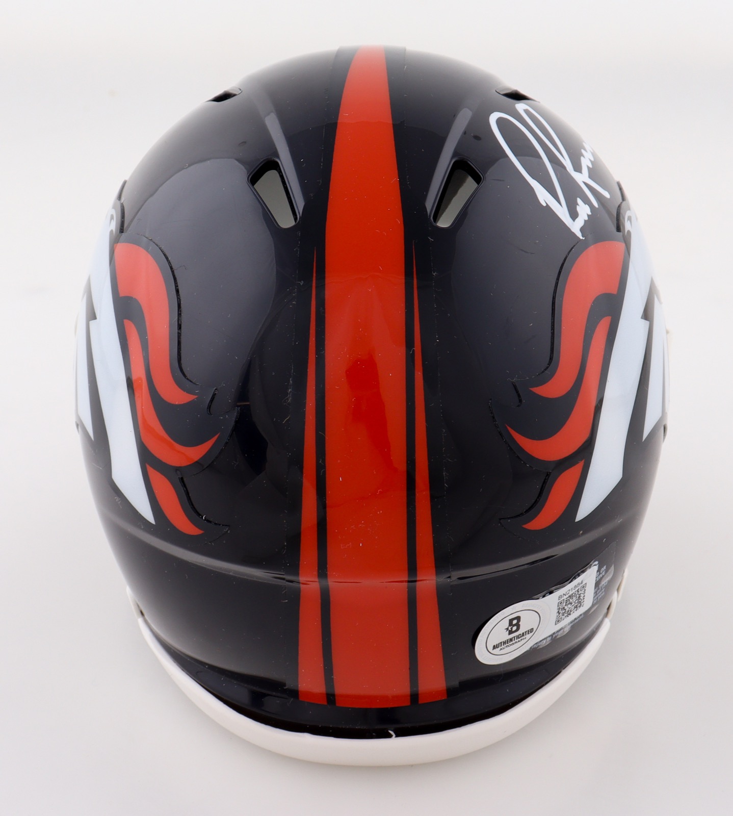 Bill Romanowski Signed Broncos Speed Mini Helmet (Beckett) at PristineAuction.com Bill Romanowski Signed Broncos Speed Mini Helmet (Beckett) at PristineAuction.com