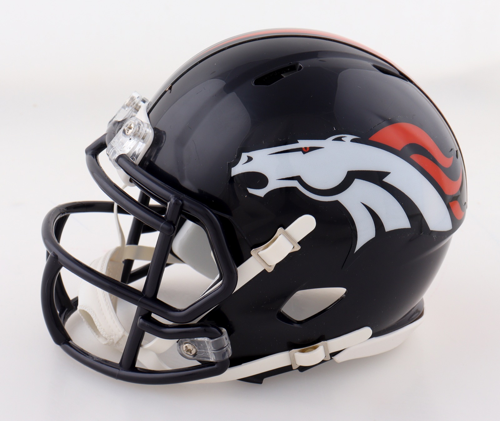 Bill Romanowski Signed Broncos Speed Mini Helmet (Beckett) at PristineAuction.com Bill Romanowski Signed Broncos Speed Mini Helmet (Beckett) at PristineAuction.com