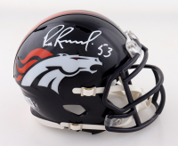 Bill Romanowski Signed Broncos Speed Mini Helmet (Beckett) at PristineAuction.com
