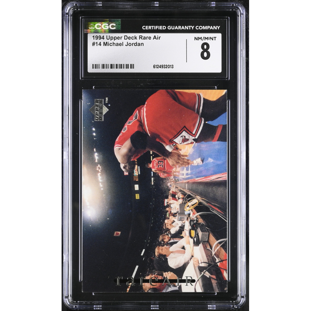 Michael Jordan 1994 Upper Deck Rare Air #14 (CGC 8) at PristineAuction.com