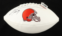 Jerry Jeudy Signed Browns Logo Football (Beckett) at PristineAuction.com