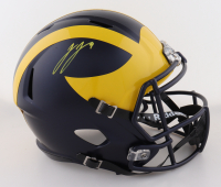 J.J. McCarthy Signed Michigan Wolverines Full-Size Speed Helmet (Beckett) at PristineAuction.com