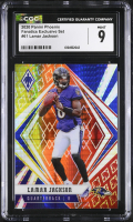 Lamar Jackson 2020 Panini Phoenix Fire Burst #61 (CGC 9) at PristineAuction.com