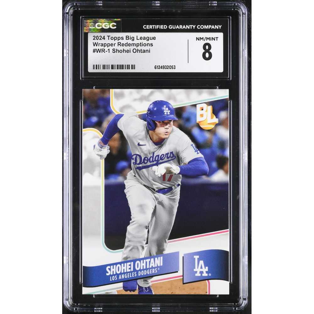 Shohei Ohtani 2024 Topps Big League Wrapper Redemptions #WR1 (CGC 8) at PristineAuction.com