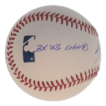 David Ortiz Signed LE OML Baseball Inscribed "3x WS Champs" & "Boston Strong" (Fanatics | MLB | Ortiz) at PristineAuction.com David Ortiz Signed LE OML Baseball Inscribed "3x WS Champs" & "Boston Strong" (Fanatics | MLB | Ortiz) at PristineAuction.com