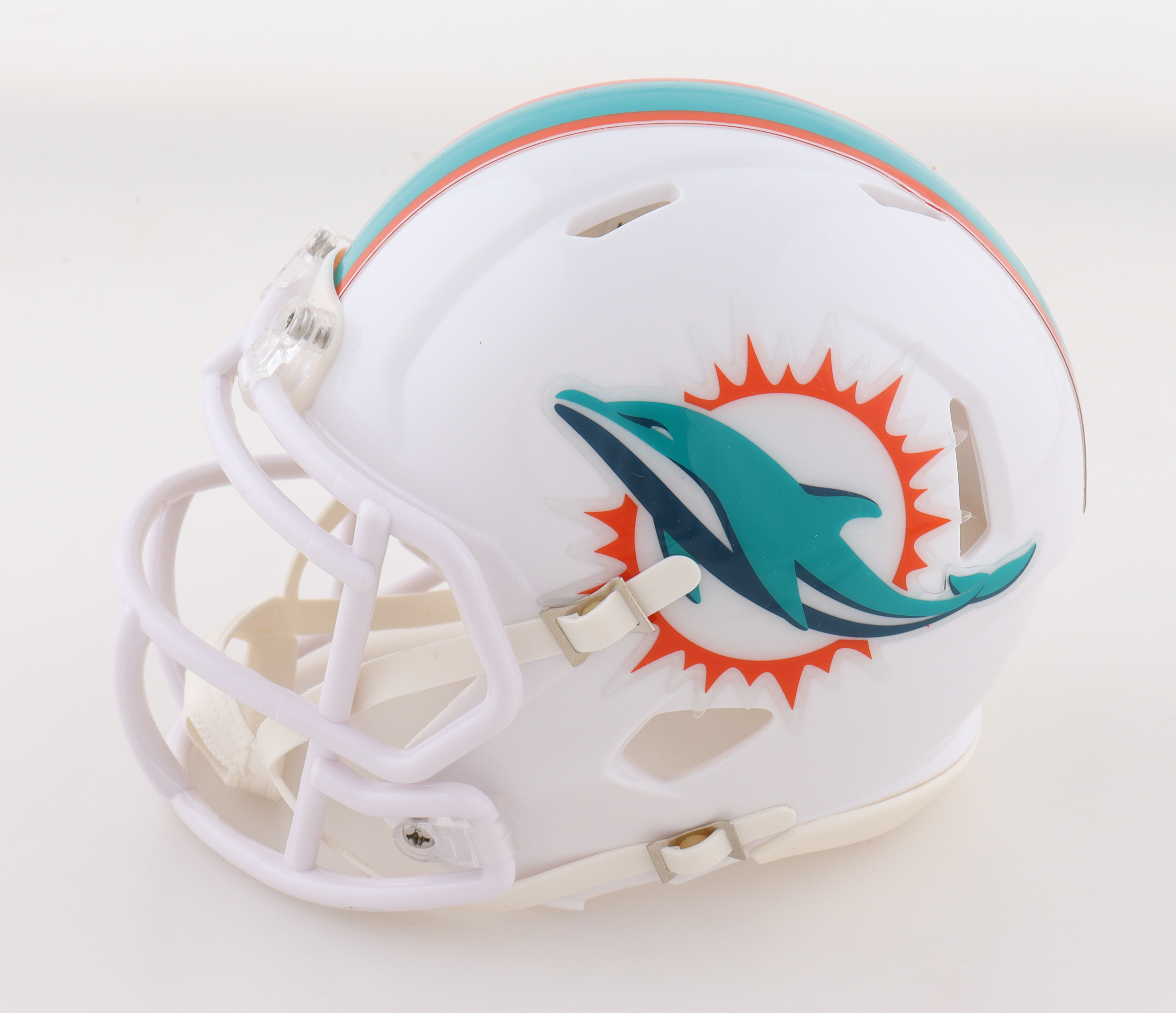 Larry Little Signed Dolphins Speed Mini Helmet Inscribed "HOF 93" (Schwartz) at PristineAuction.com Larry Little Signed Dolphins Speed Mini Helmet Inscribed "HOF 93" (Schwartz) at PristineAuction.com