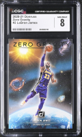LeBron James 2020-21 Donruss Zero Gravity #2 (CGC 8) at PristineAuction.com