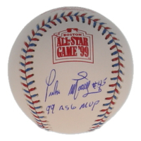 Pedro Martinez Signed Official 1999 All-Star Game Logo Baseball Inscribed "99 ASG MVP" (JSA) at PristineAuction.com