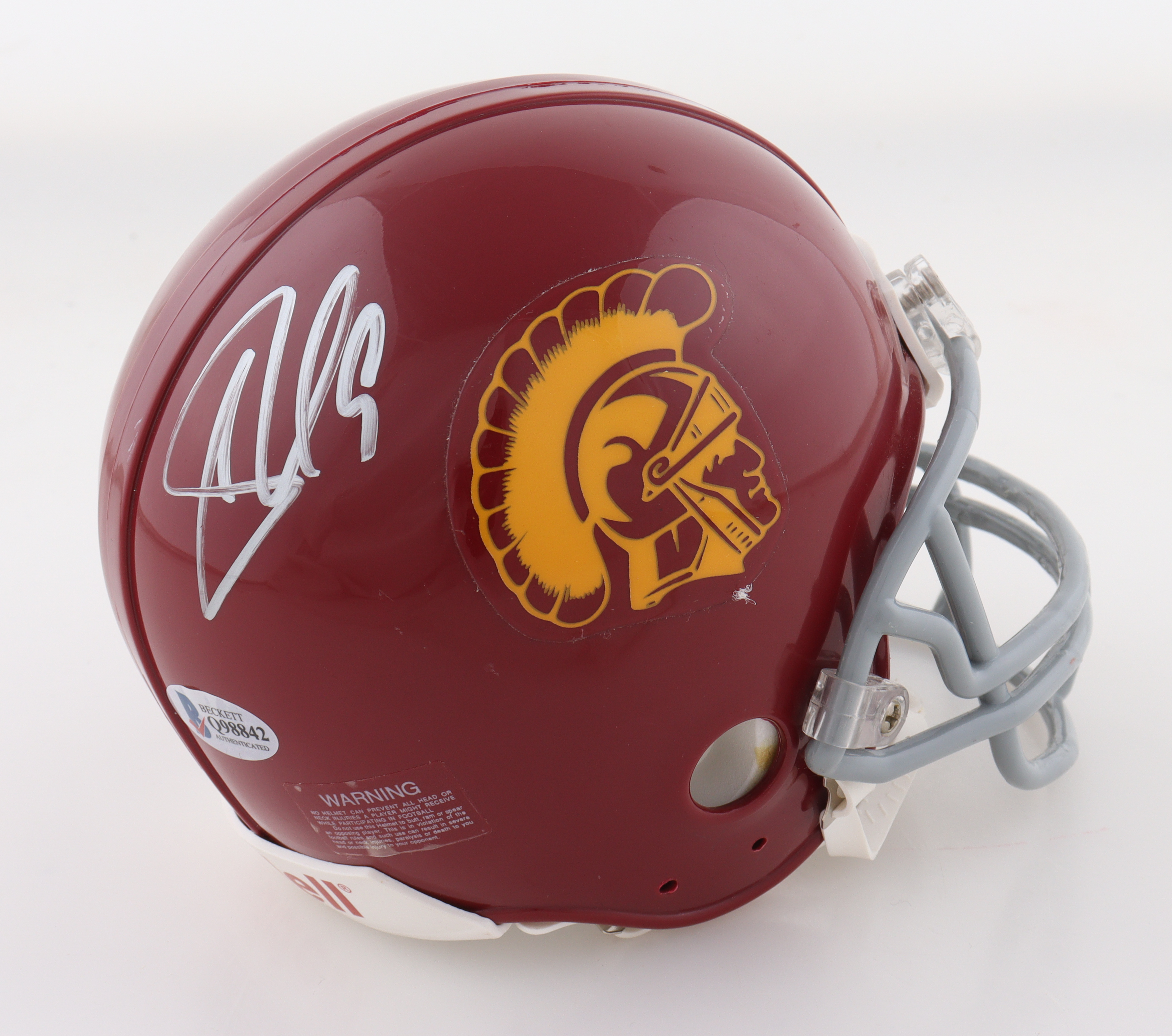 Carson Palmer Signed USC Trojans Mini Helmet (Beckett) at PristineAuction.com Carson Palmer Signed USC Trojans Mini Helmet (Beckett) at PristineAuction.com