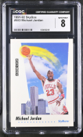 Michael Jordan 1991-92 SkyBox #583 (CGC 8) at PristineAuction.com