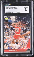 Michael Jordan 1992-93 Upper Deck GF #488 (CGC 8) at PristineAuction.com