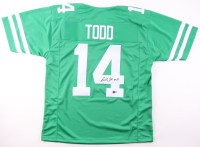 Richard Todd Signed Jersey (Beckett) at PristineAuction.com